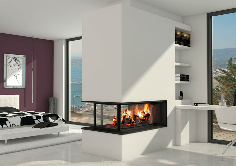 chimenea de diseño