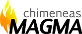 chimeneas modernas magma